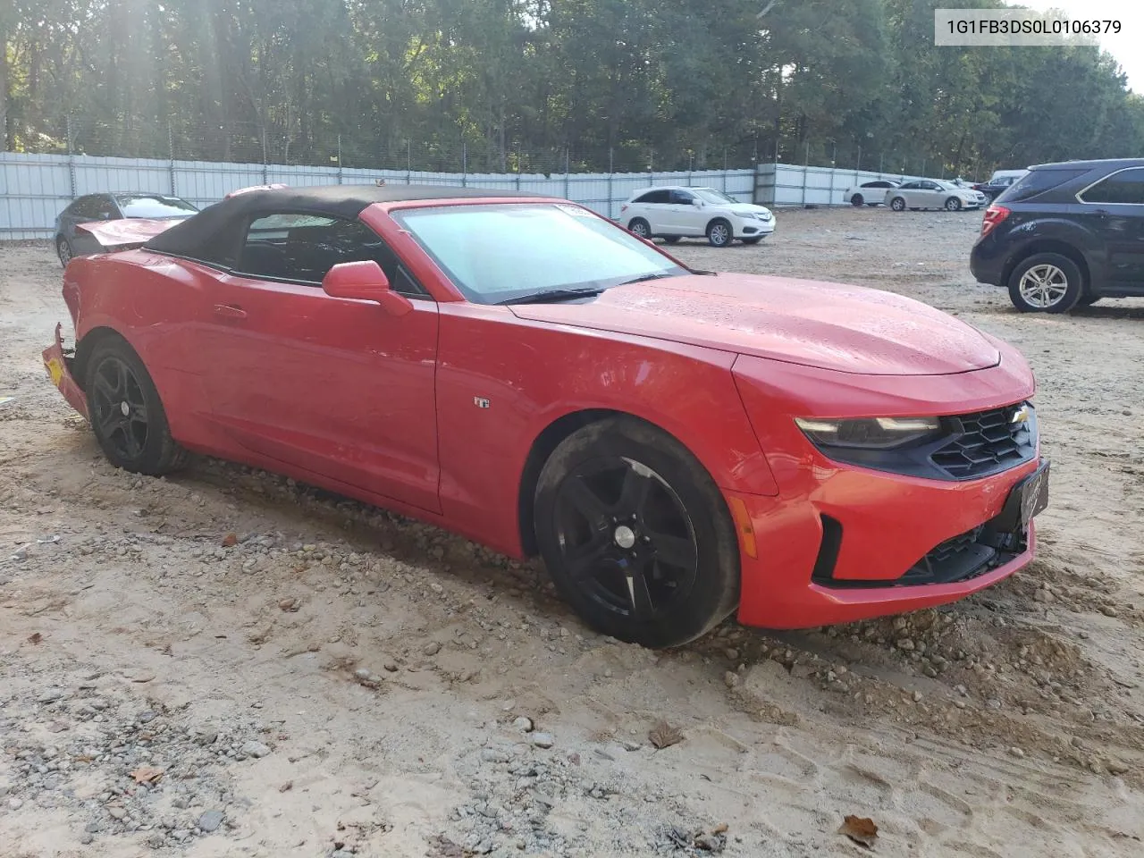 2020 Chevrolet Camaro Ls VIN: 1G1FB3DS0L0106379 Lot: 71969864