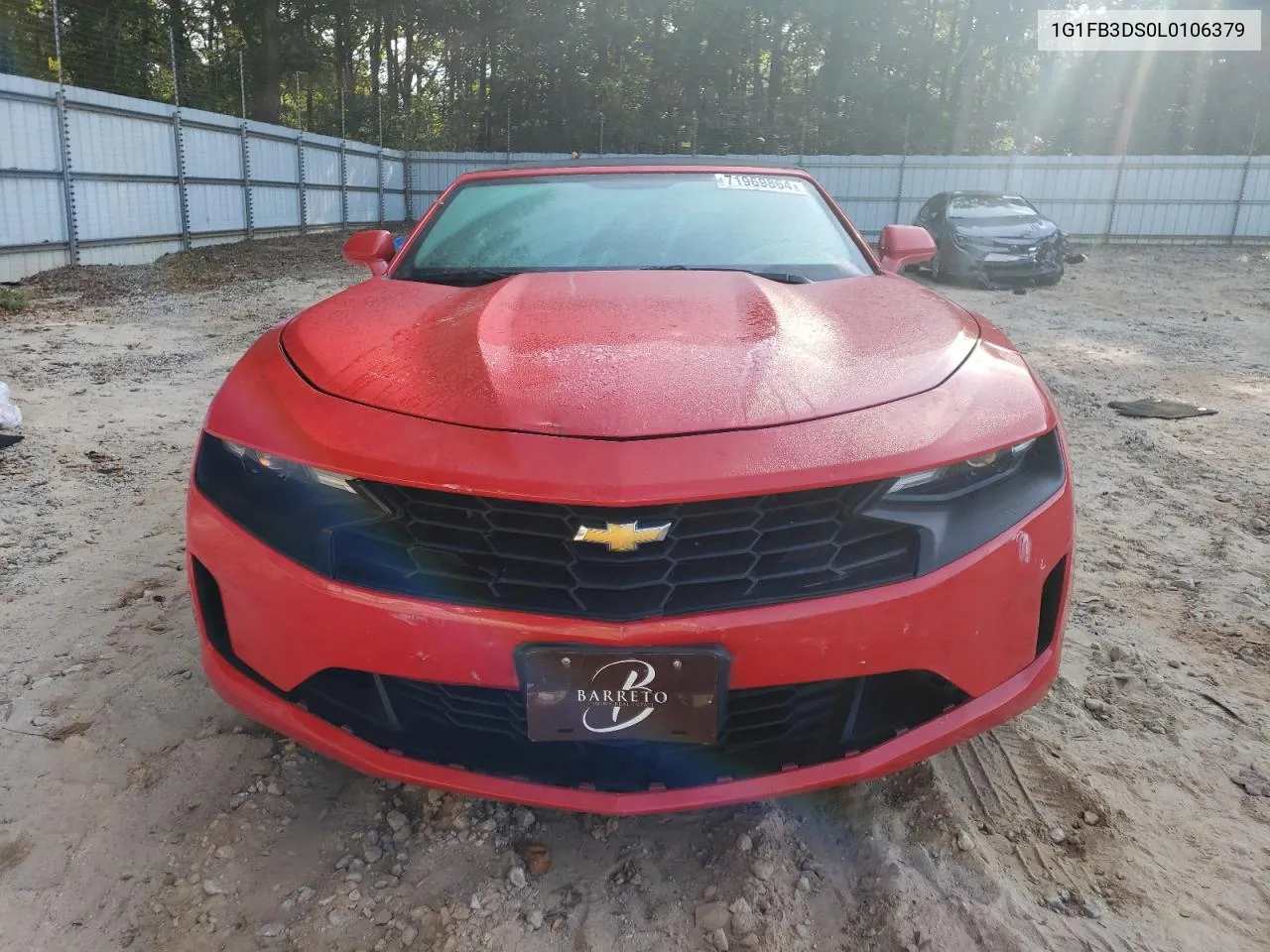 2020 Chevrolet Camaro Ls VIN: 1G1FB3DS0L0106379 Lot: 71969864