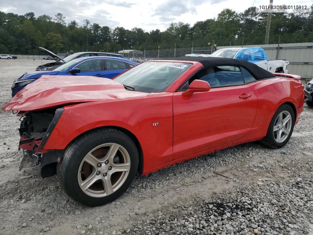 2020 Chevrolet Camaro Ls VIN: 1G1FB3DS4L0115912 Lot: 72194984