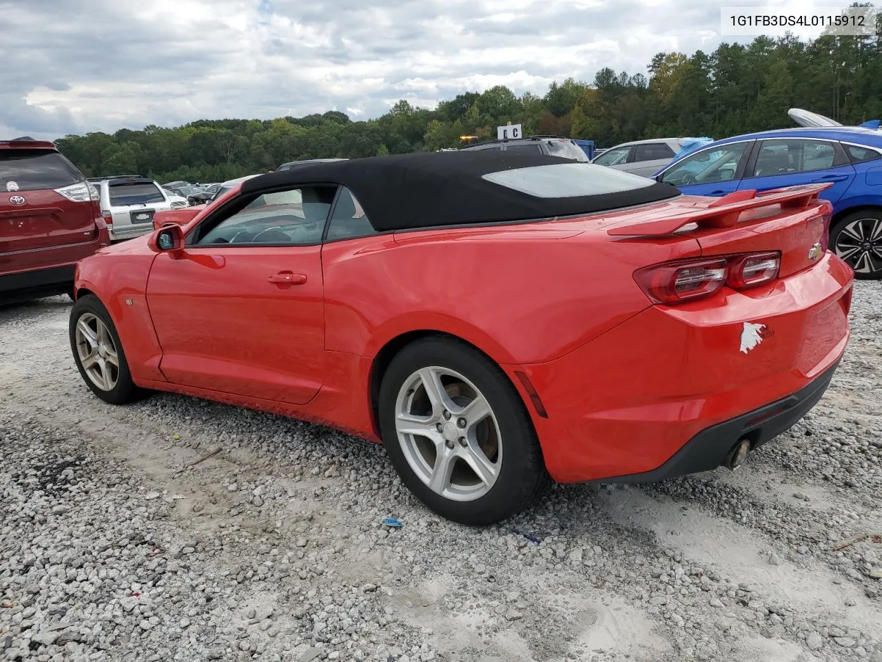 2020 Chevrolet Camaro Ls VIN: 1G1FB3DS4L0115912 Lot: 72194984