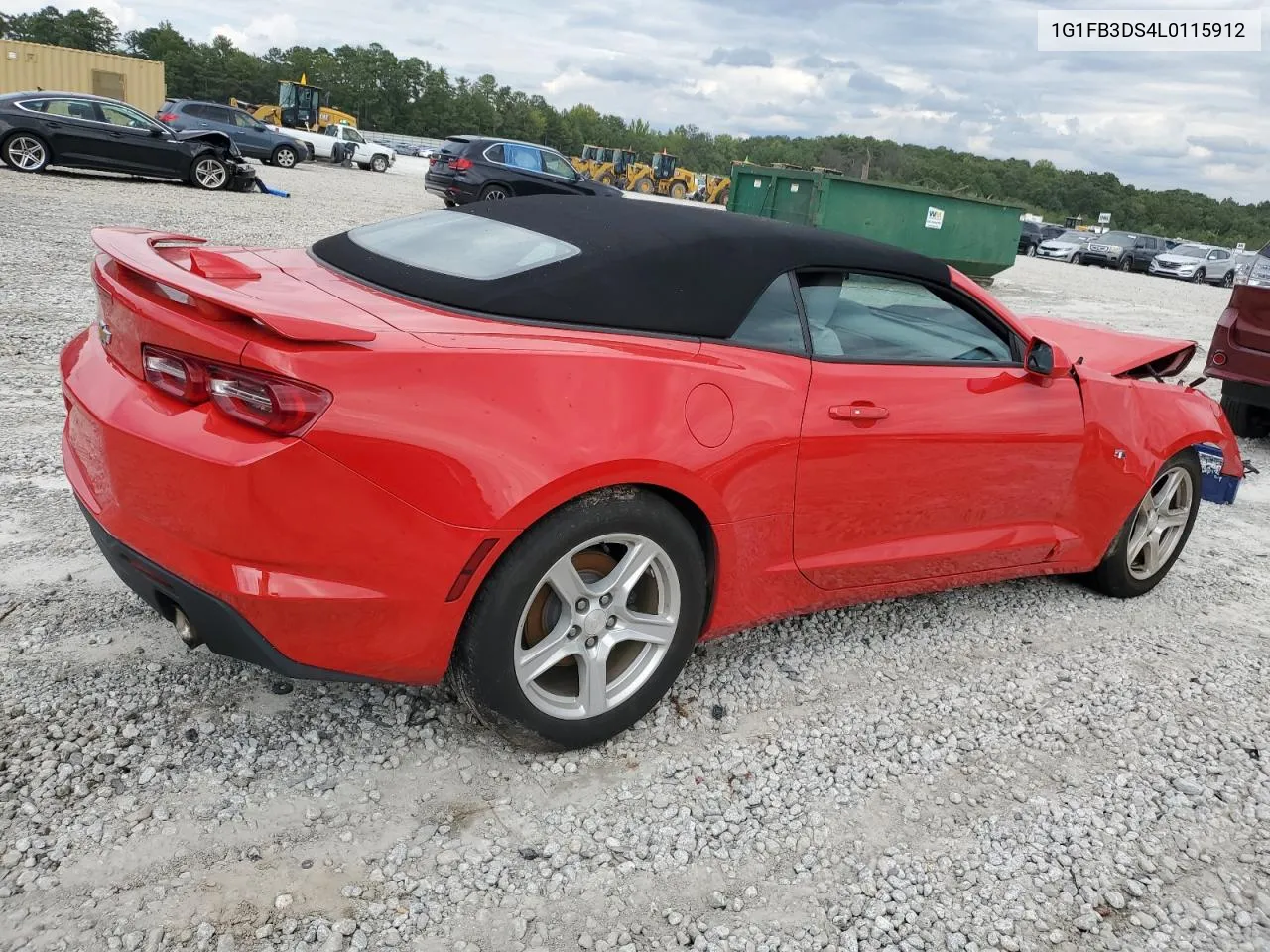 2020 Chevrolet Camaro Ls VIN: 1G1FB3DS4L0115912 Lot: 72194984