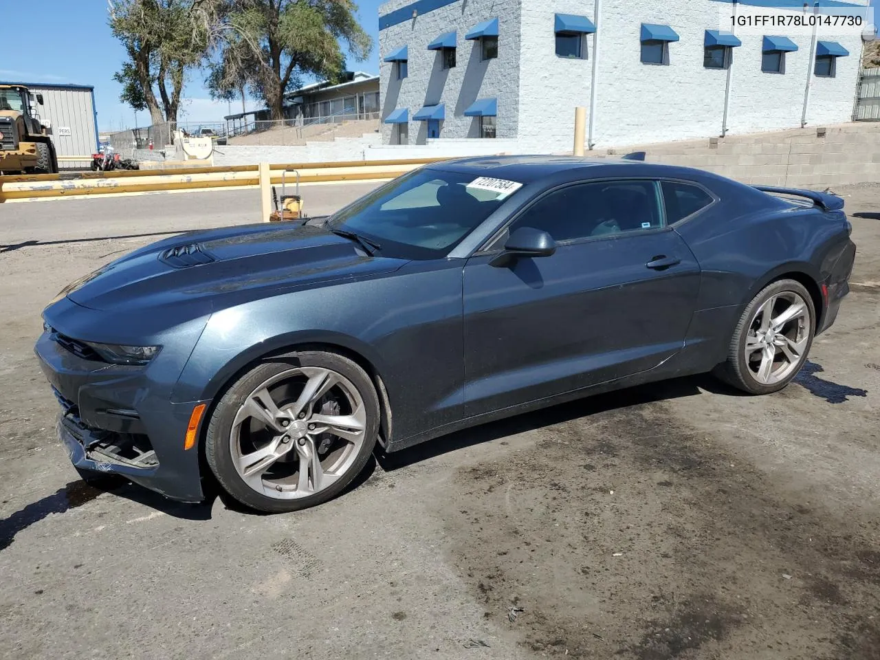 2020 Chevrolet Camaro Lz VIN: 1G1FF1R78L0147730 Lot: 72207584