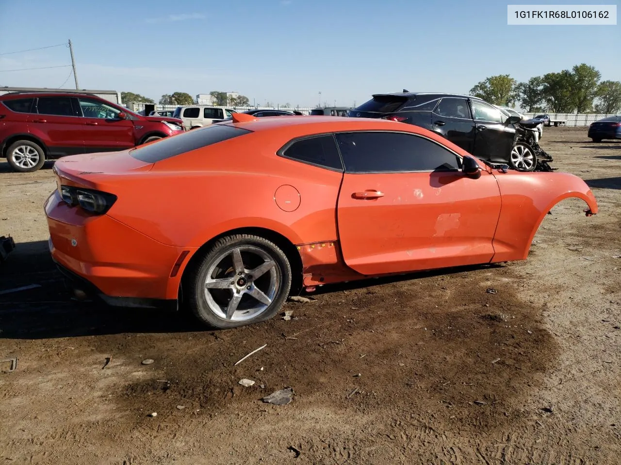 2020 Chevrolet Camaro Zl1 VIN: 1G1FK1R68L0106162 Lot: 72629484