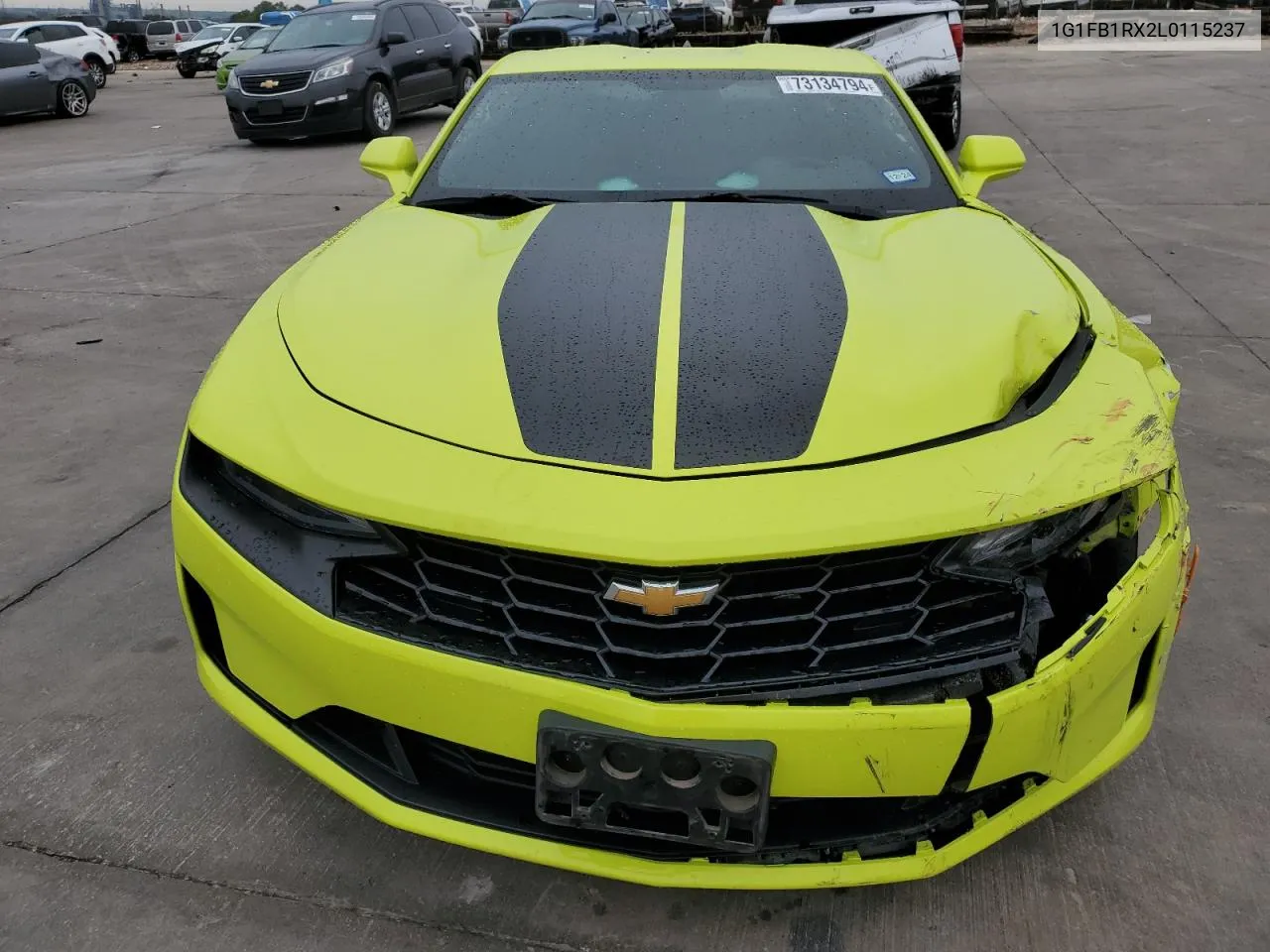 2020 Chevrolet Camaro Ls VIN: 1G1FB1RX2L0115237 Lot: 73134794