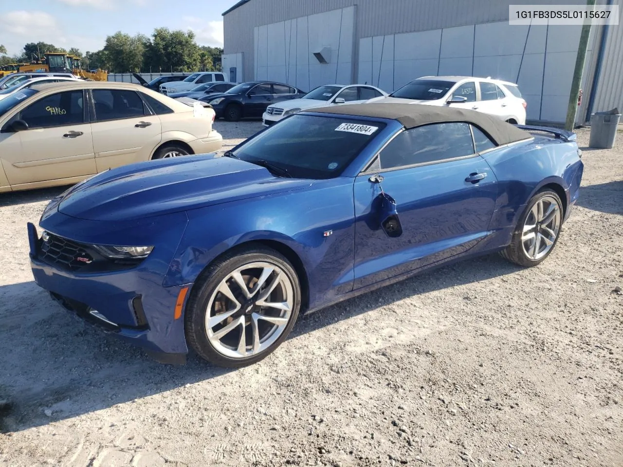 2020 Chevrolet Camaro Ls VIN: 1G1FB3DS5L0115627 Lot: 73341804