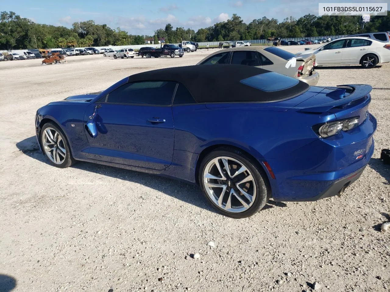 2020 Chevrolet Camaro Ls VIN: 1G1FB3DS5L0115627 Lot: 73341804