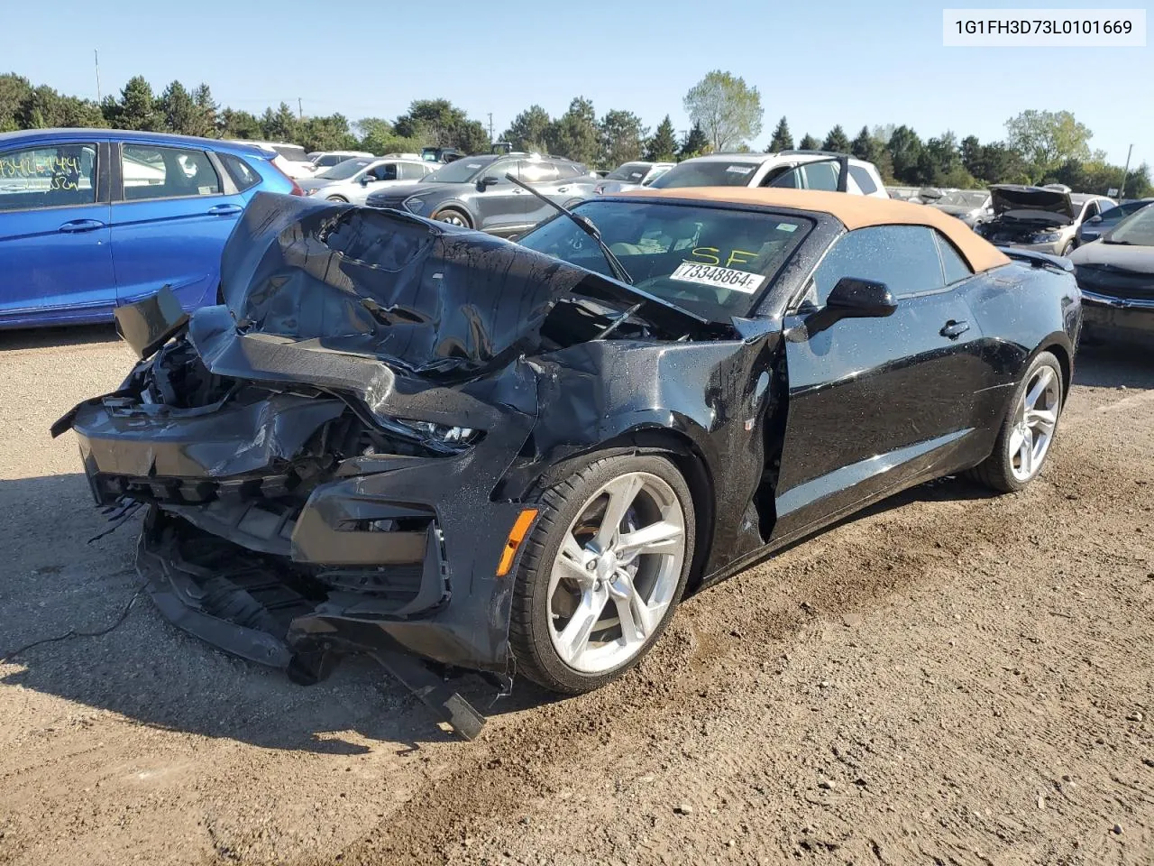 2020 Chevrolet Camaro Ss VIN: 1G1FH3D73L0101669 Lot: 73348864