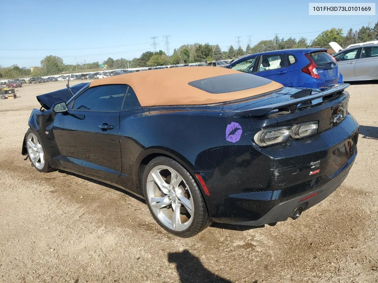 2020 Chevrolet Camaro Ss VIN: 1G1FH3D73L0101669 Lot: 73348864