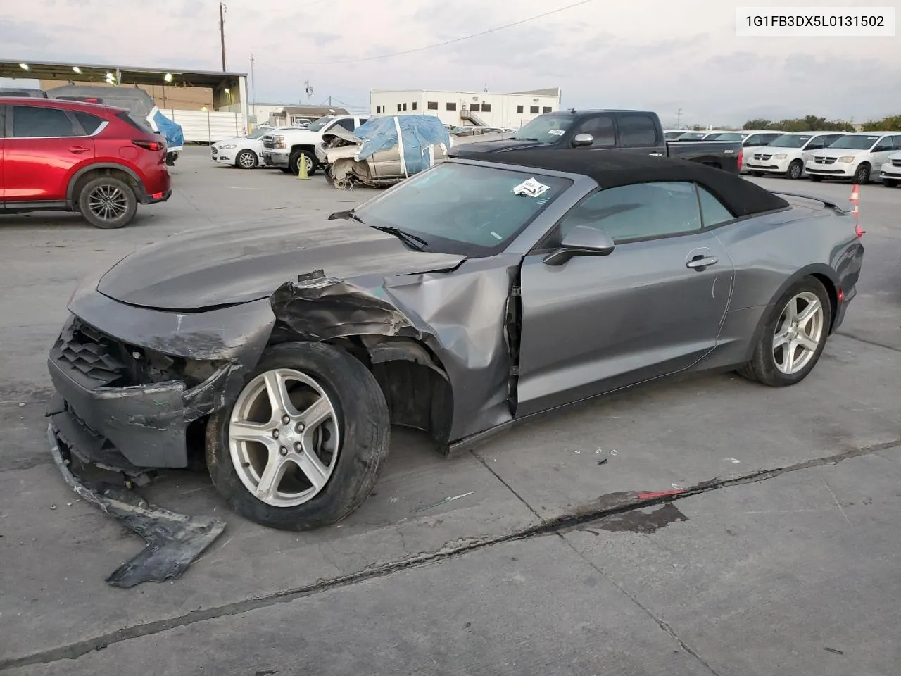 2020 Chevrolet Camaro Ls VIN: 1G1FB3DX5L0131502 Lot: 73490234