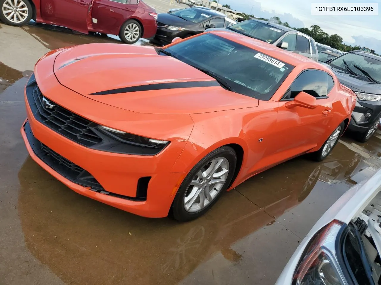 2020 Chevrolet Camaro Ls VIN: 1G1FB1RX6L0103396 Lot: 73788614