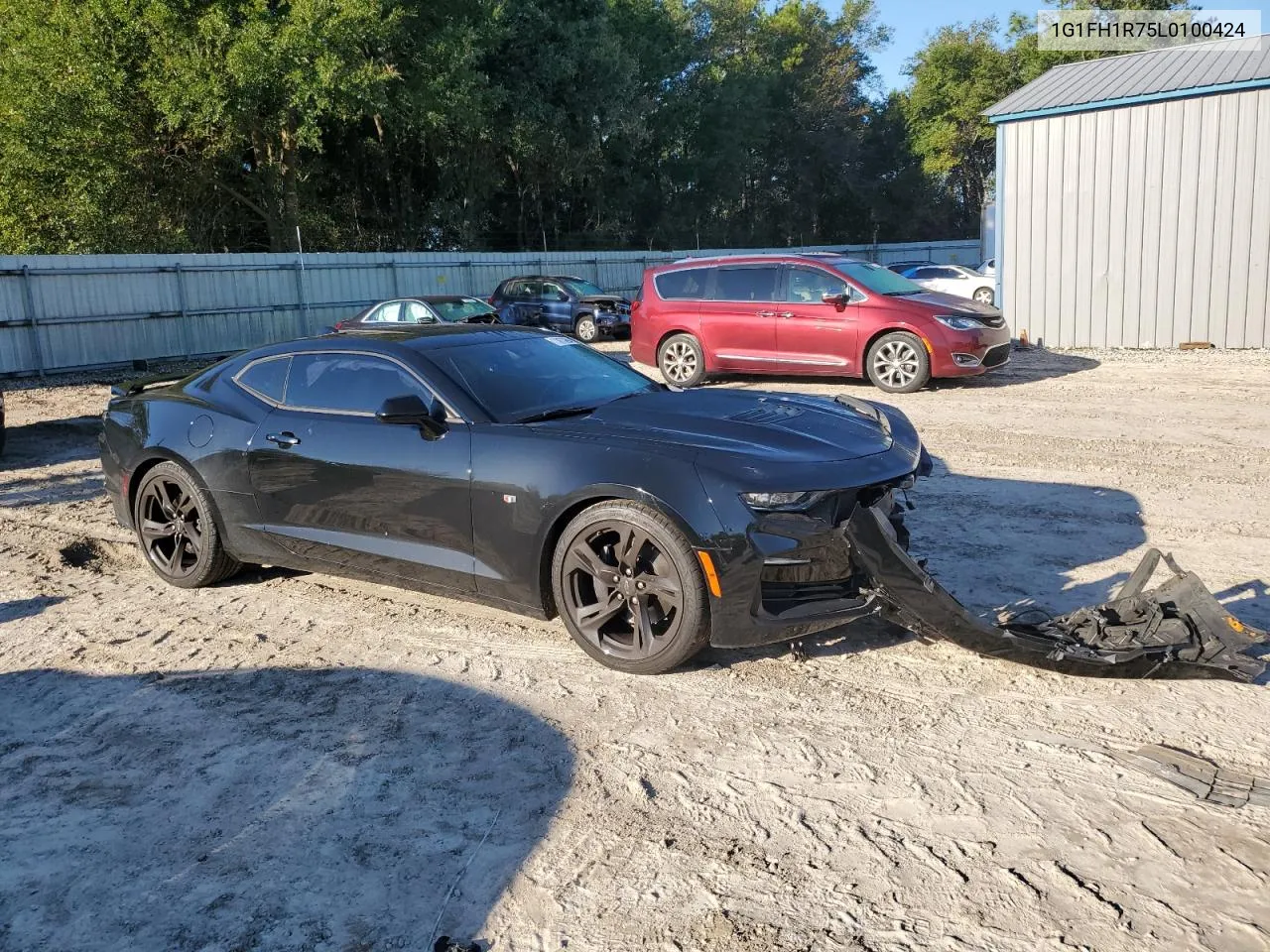 2020 Chevrolet Camaro Ss VIN: 1G1FH1R75L0100424 Lot: 73873694