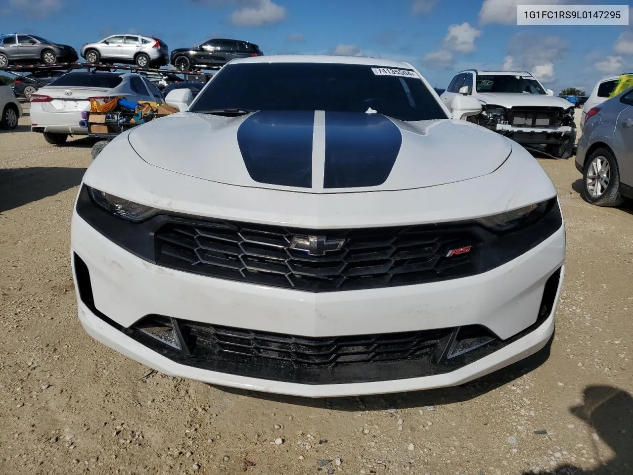 2020 Chevrolet Camaro Lt VIN: 1G1FC1RS9L0147295 Lot: 74135504