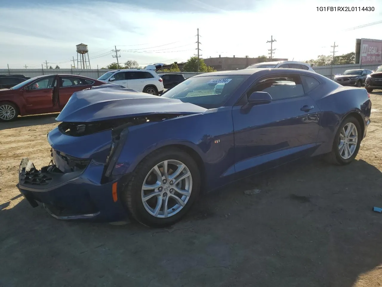 2020 Chevrolet Camaro Ls VIN: 1G1FB1RX2L0114430 Lot: 74325794