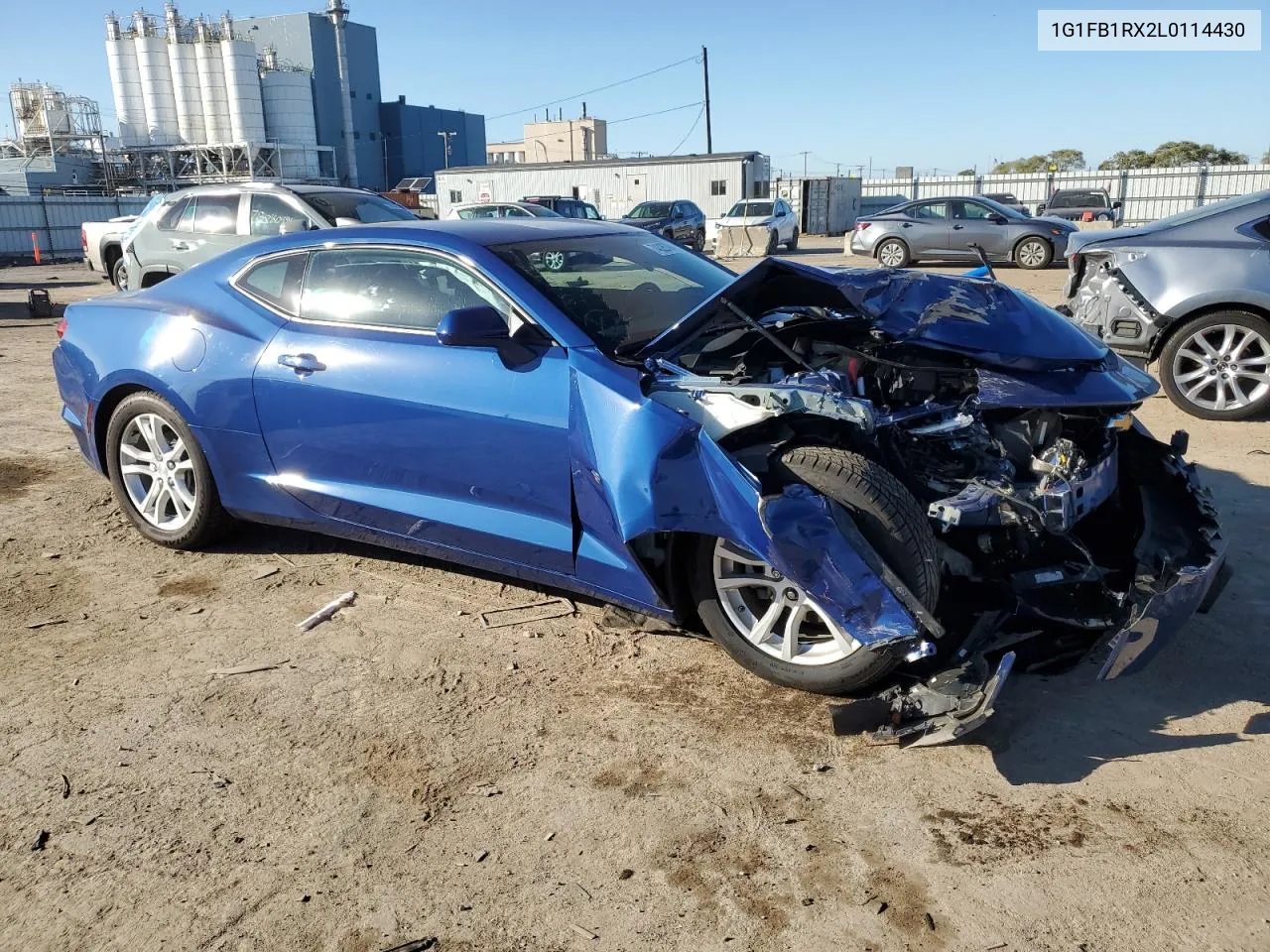 2020 Chevrolet Camaro Ls VIN: 1G1FB1RX2L0114430 Lot: 74325794