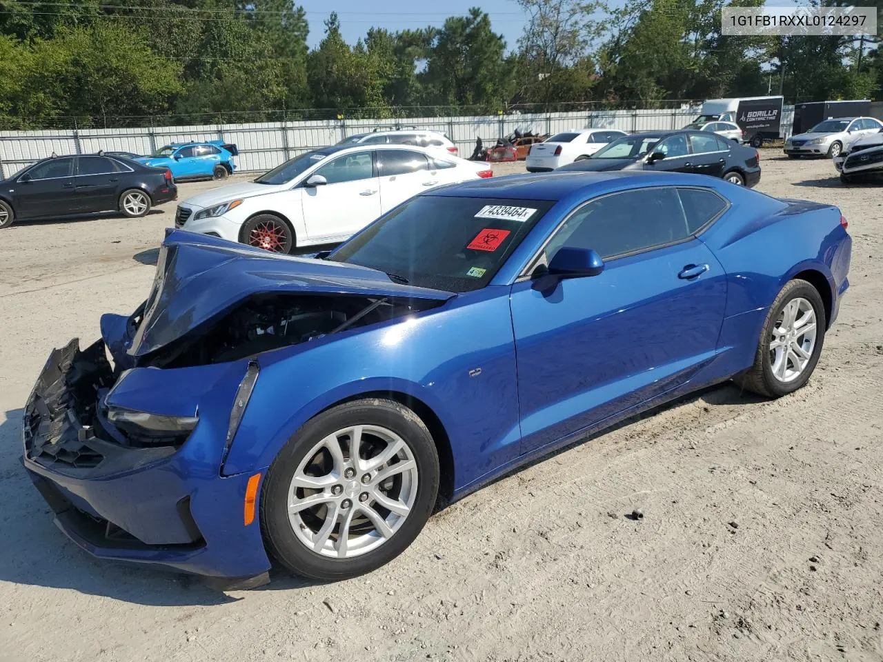 2020 Chevrolet Camaro Ls VIN: 1G1FB1RXXL0124297 Lot: 74339464