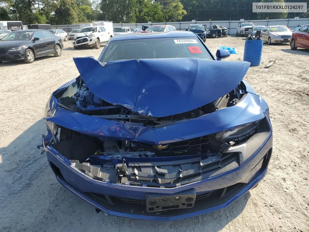 2020 Chevrolet Camaro Ls VIN: 1G1FB1RXXL0124297 Lot: 74339464