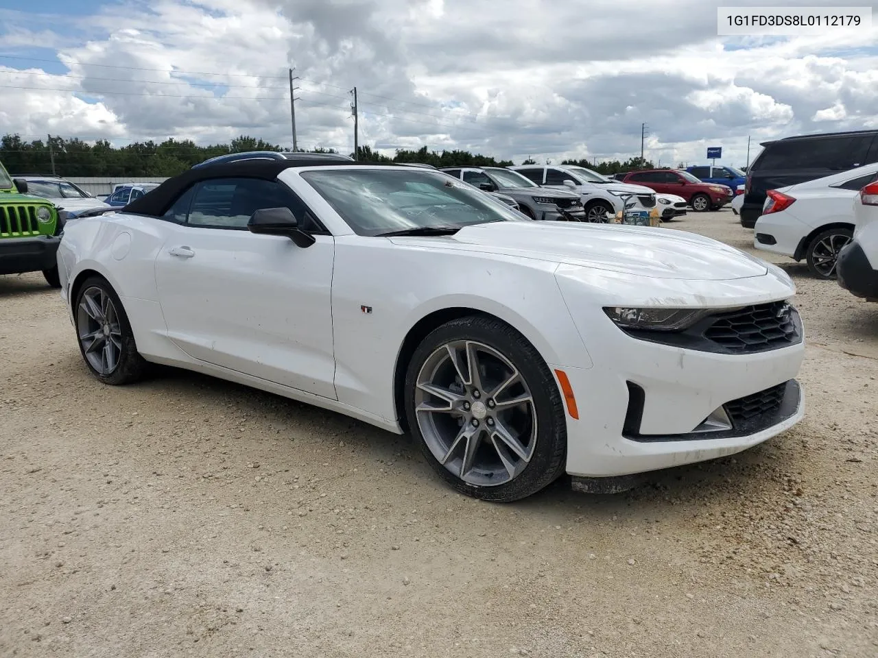 2020 Chevrolet Camaro Lt VIN: 1G1FD3DS8L0112179 Lot: 74368904