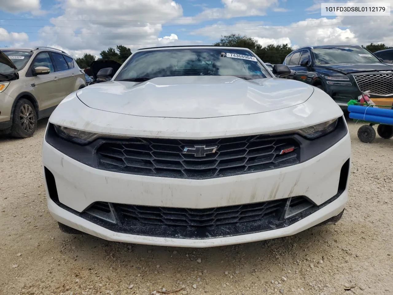 2020 Chevrolet Camaro Lt VIN: 1G1FD3DS8L0112179 Lot: 74368904