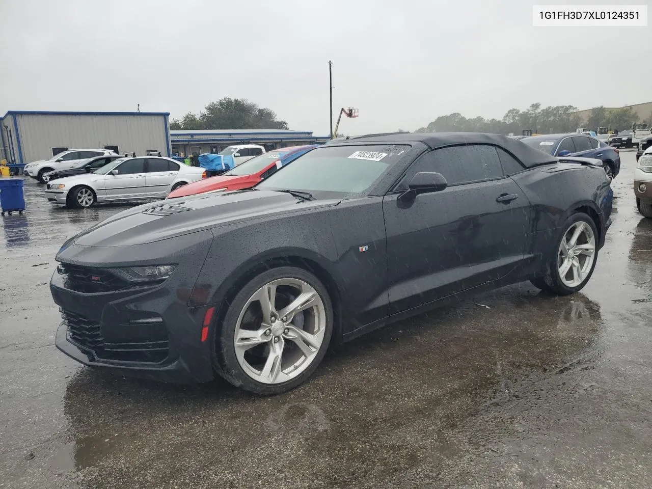 2020 Chevrolet Camaro Ss VIN: 1G1FH3D7XL0124351 Lot: 74523924