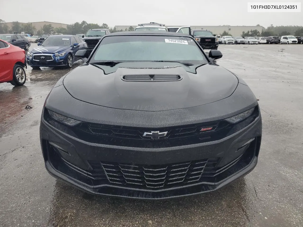 2020 Chevrolet Camaro Ss VIN: 1G1FH3D7XL0124351 Lot: 74523924