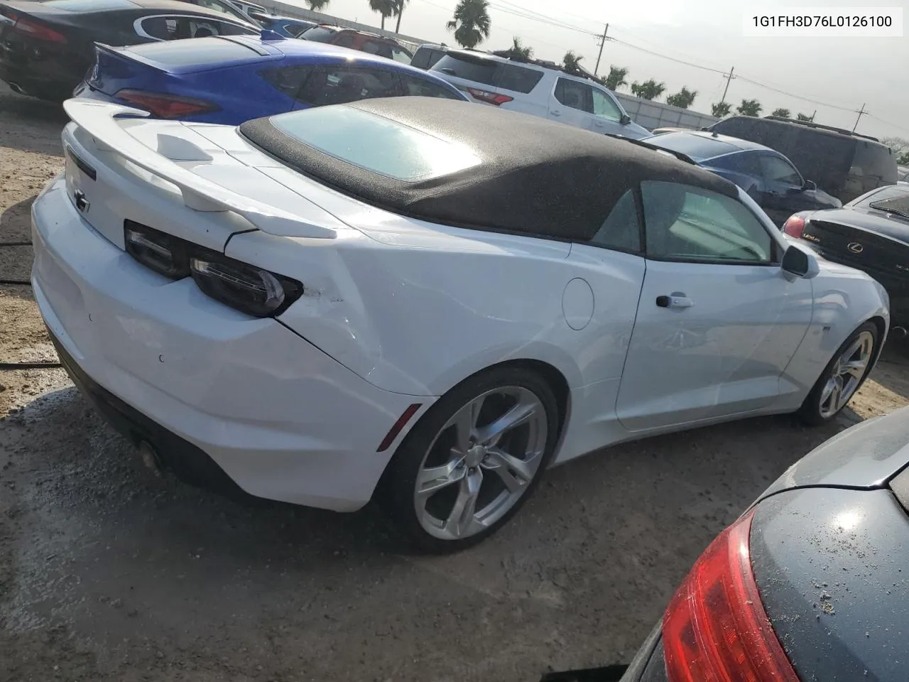 2020 Chevrolet Camaro Ss VIN: 1G1FH3D76L0126100 Lot: 74741914