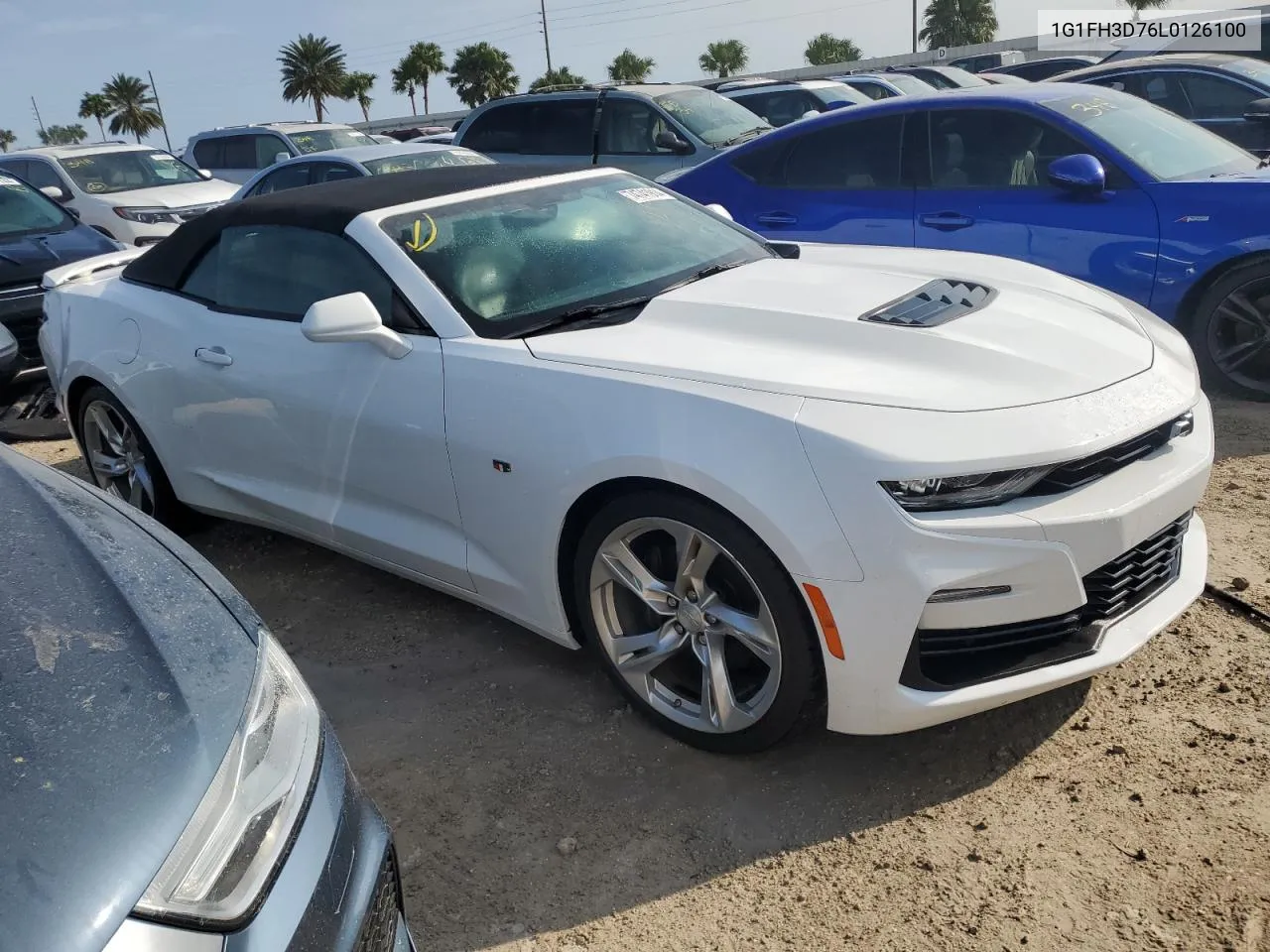 2020 Chevrolet Camaro Ss VIN: 1G1FH3D76L0126100 Lot: 74741914