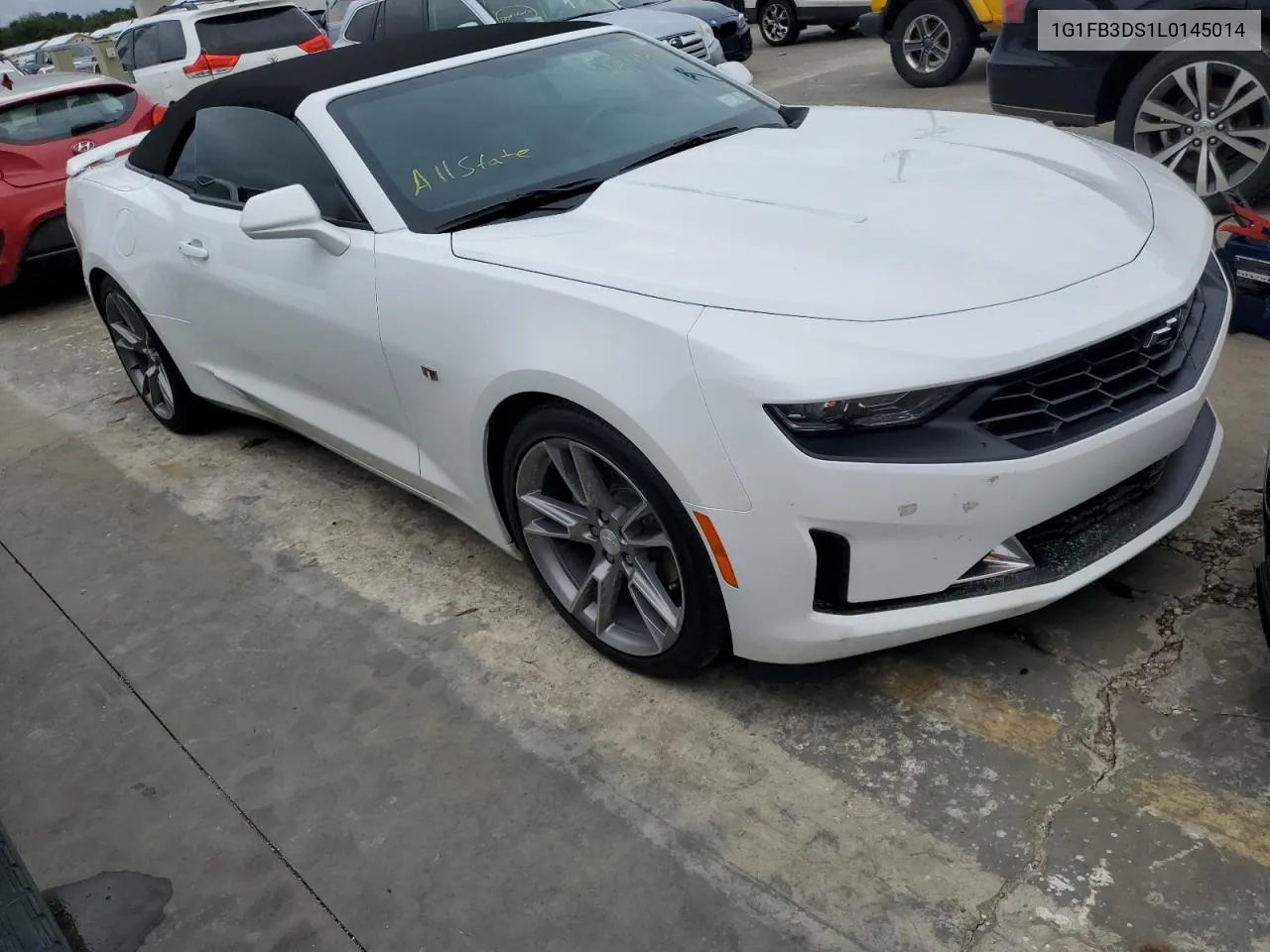 2020 Chevrolet Camaro Ls VIN: 1G1FB3DS1L0145014 Lot: 74776134