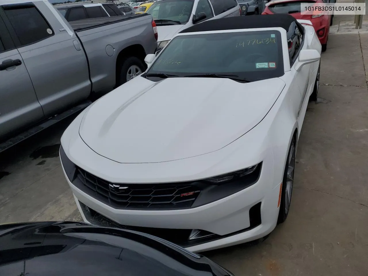 2020 Chevrolet Camaro Ls VIN: 1G1FB3DS1L0145014 Lot: 74776134