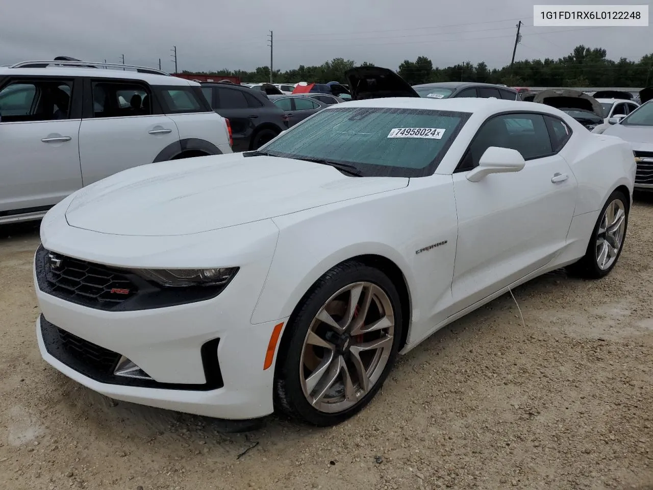 2020 Chevrolet Camaro Lt VIN: 1G1FD1RX6L0122248 Lot: 74958024