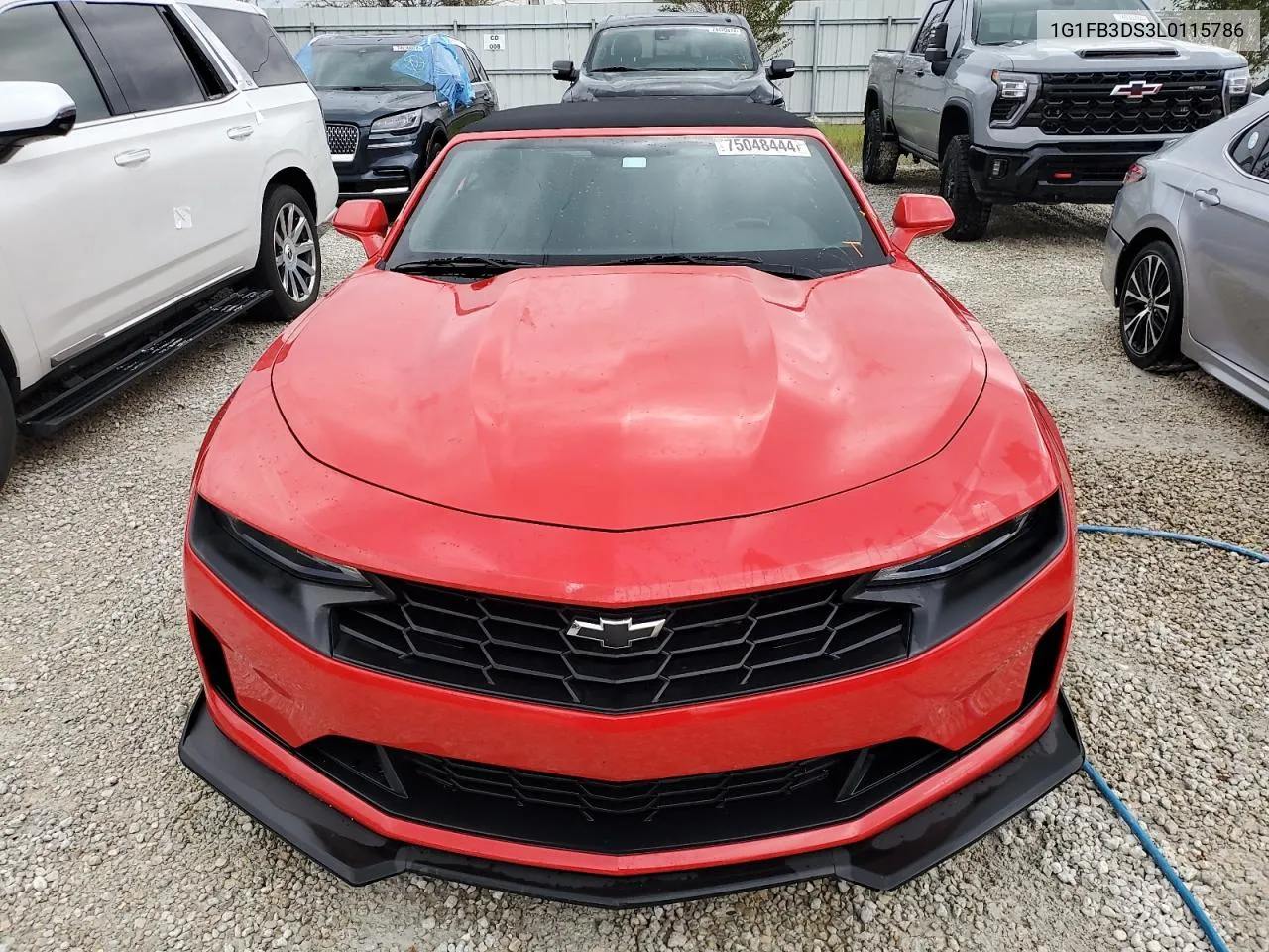 2020 Chevrolet Camaro Ls VIN: 1G1FB3DS3L0115786 Lot: 75048444