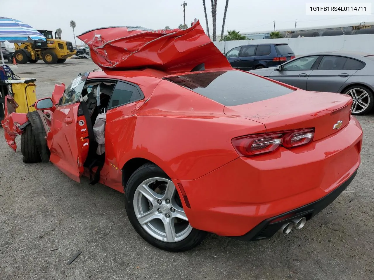 2020 Chevrolet Camaro Ls VIN: 1G1FB1RS4L0114711 Lot: 75500514