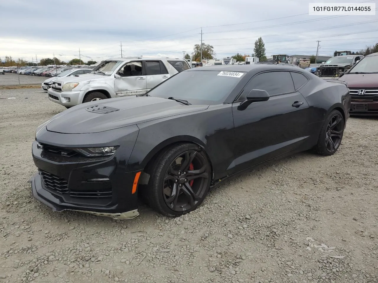 2020 Chevrolet Camaro Ss VIN: 1G1FG1R77L0144055 Lot: 76026834