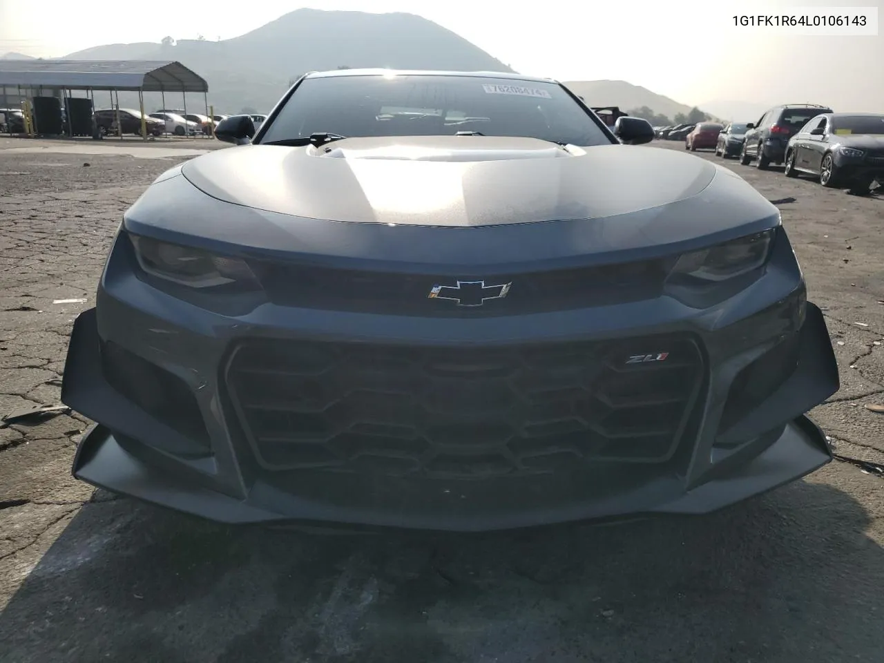 2020 Chevrolet Camaro Zl1 VIN: 1G1FK1R64L0106143 Lot: 76208474