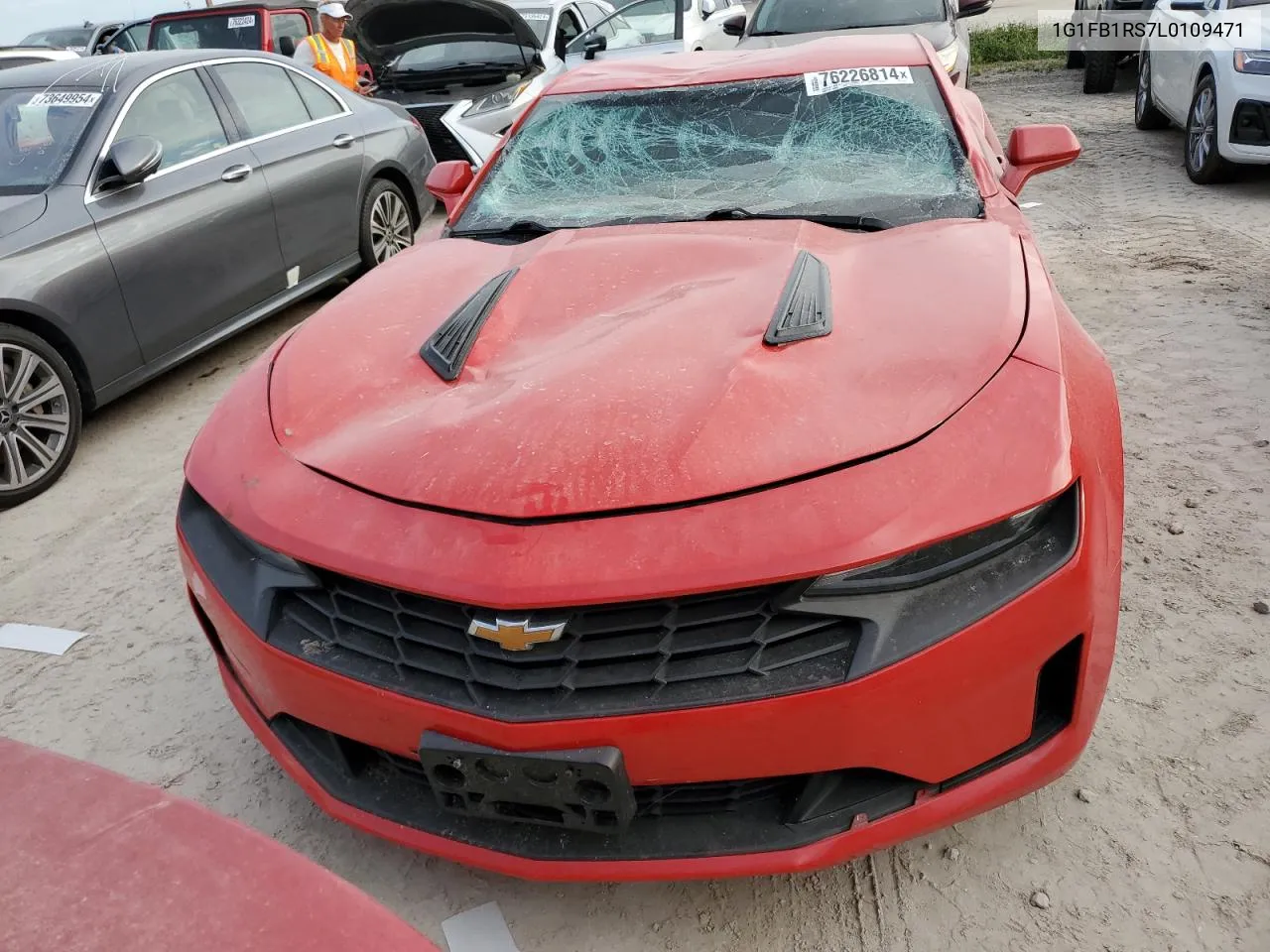 2020 Chevrolet Camaro Ls VIN: 1G1FB1RS7L0109471 Lot: 76226814