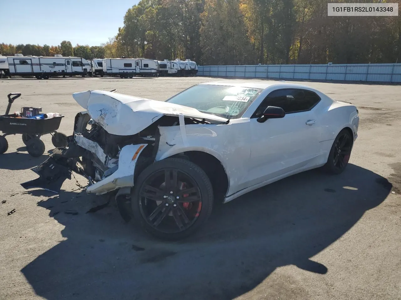 2020 Chevrolet Camaro Ls VIN: 1G1FB1RS2L0143348 Lot: 76289234