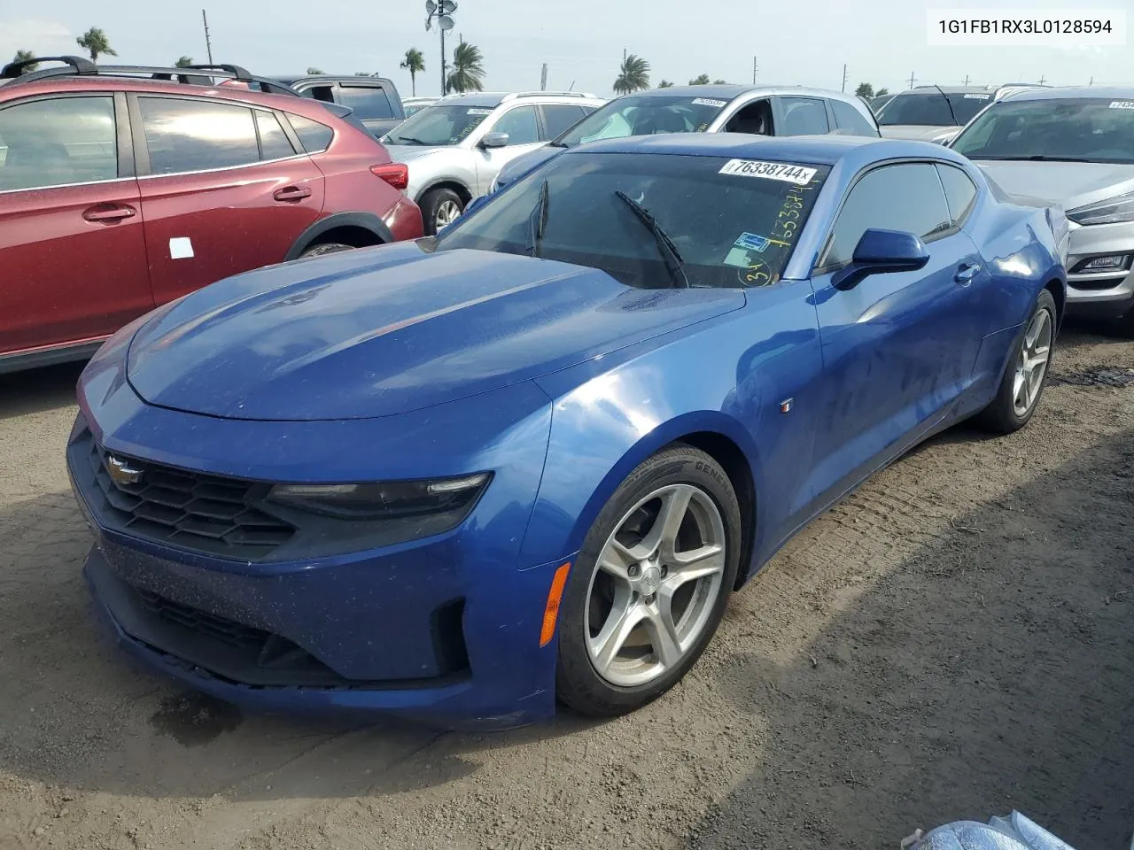 2020 Chevrolet Camaro Ls VIN: 1G1FB1RX3L0128594 Lot: 76338744