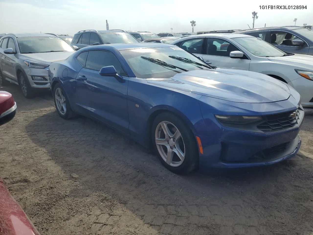 2020 Chevrolet Camaro Ls VIN: 1G1FB1RX3L0128594 Lot: 76338744