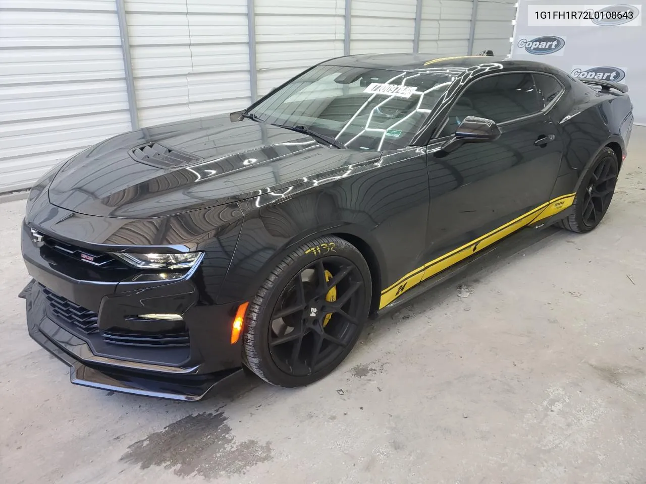 2020 Chevrolet Camaro Ss VIN: 1G1FH1R72L0108643 Lot: 77009744