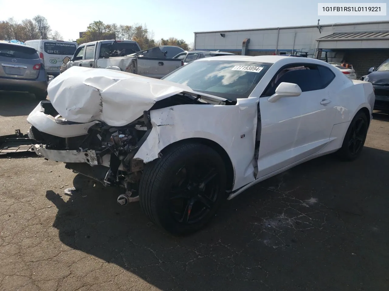 2020 Chevrolet Camaro Ls VIN: 1G1FB1RS1L0119221 Lot: 77193894