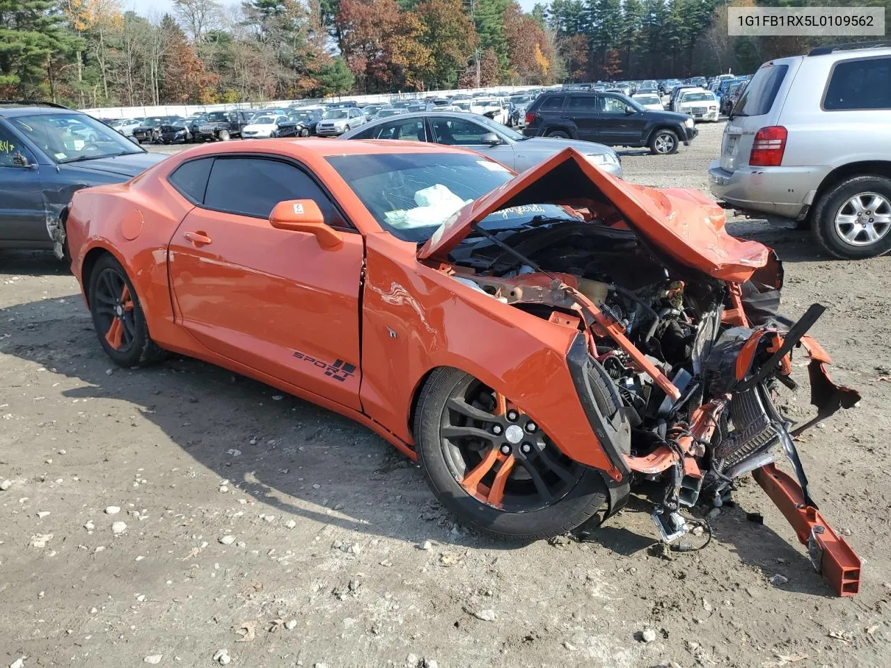 2020 Chevrolet Camaro Ls VIN: 1G1FB1RX5L0109562 Lot: 78063484