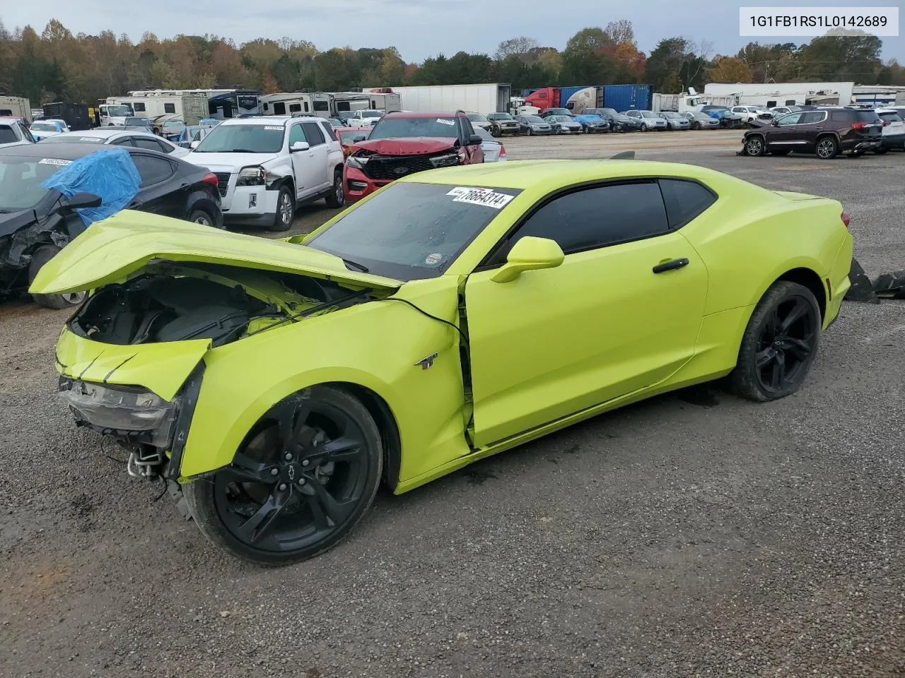 2020 Chevrolet Camaro Ls VIN: 1G1FB1RS1L0142689 Lot: 78664314