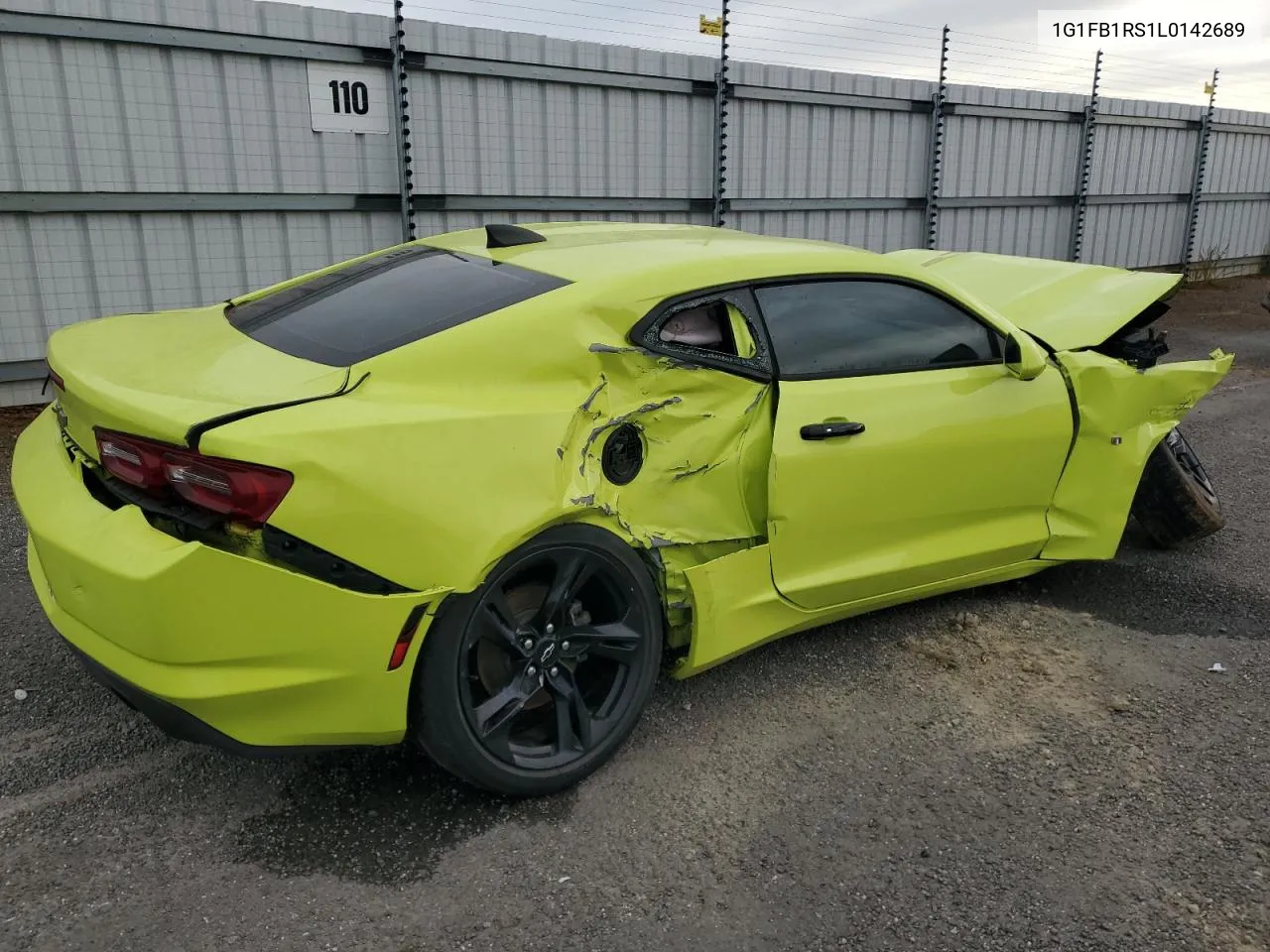 2020 Chevrolet Camaro Ls VIN: 1G1FB1RS1L0142689 Lot: 78664314