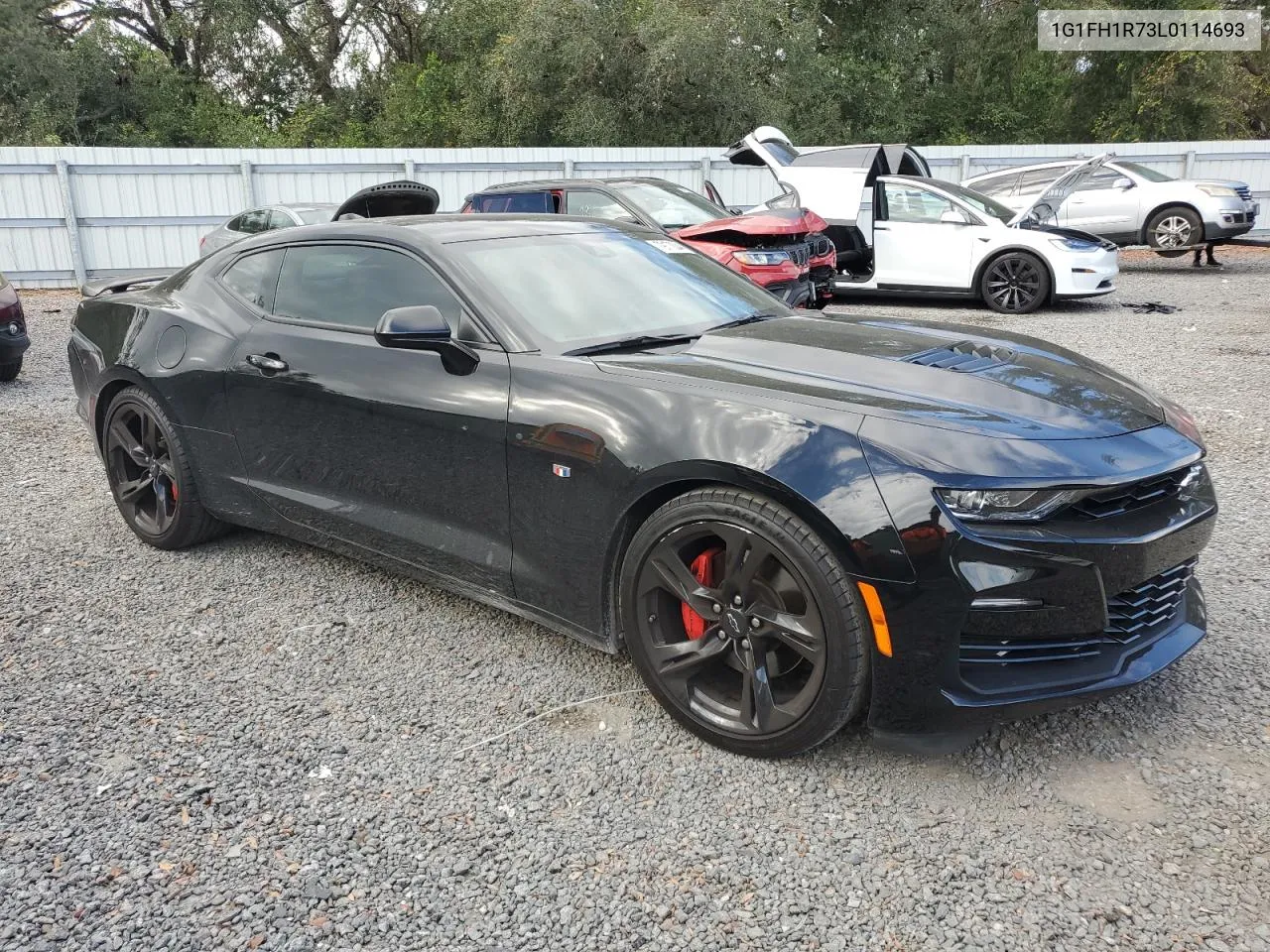 2020 Chevrolet Camaro Ss VIN: 1G1FH1R73L0114693 Lot: 79170044