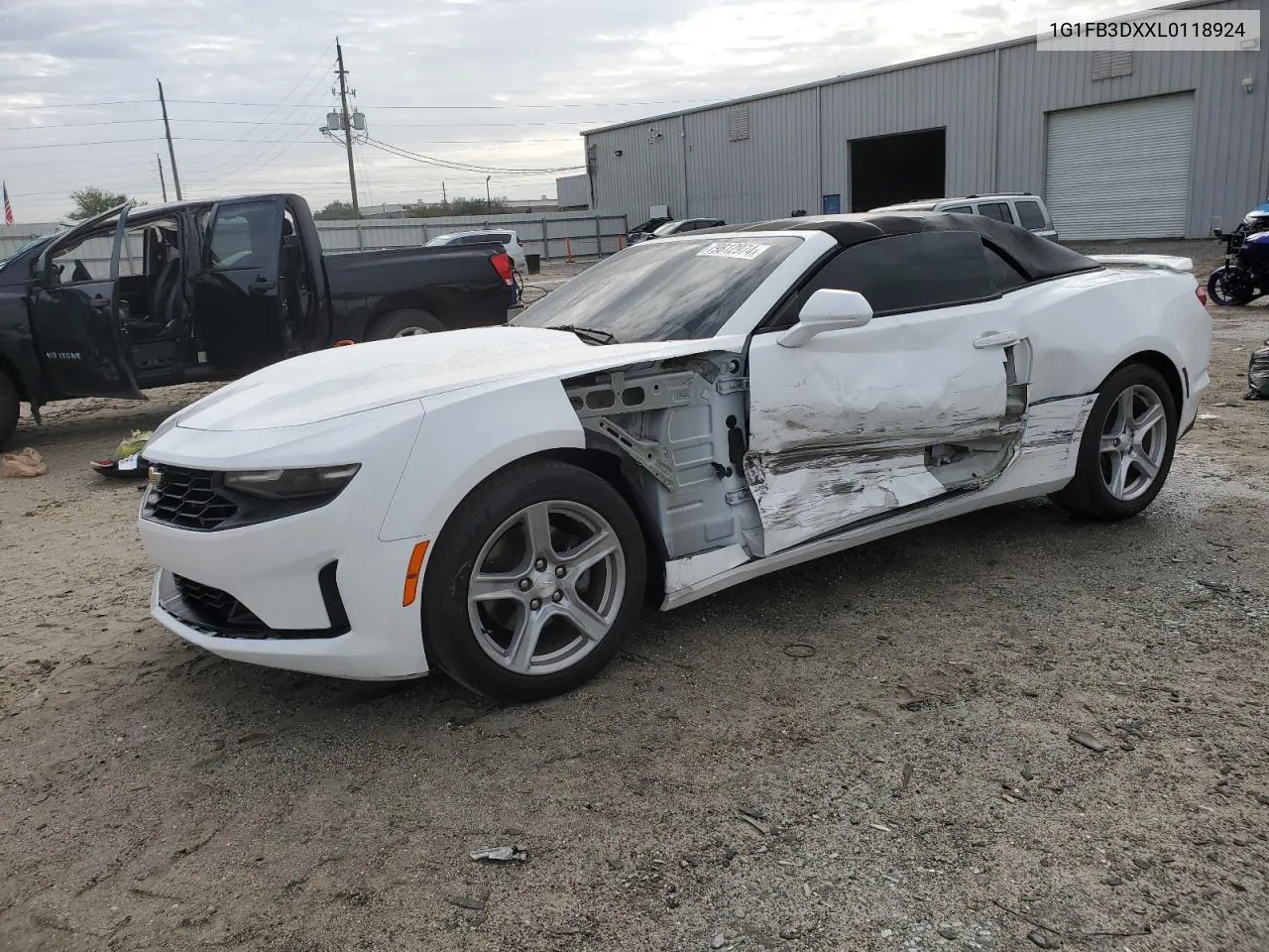 2020 Chevrolet Camaro Ls VIN: 1G1FB3DXXL0118924 Lot: 79812974