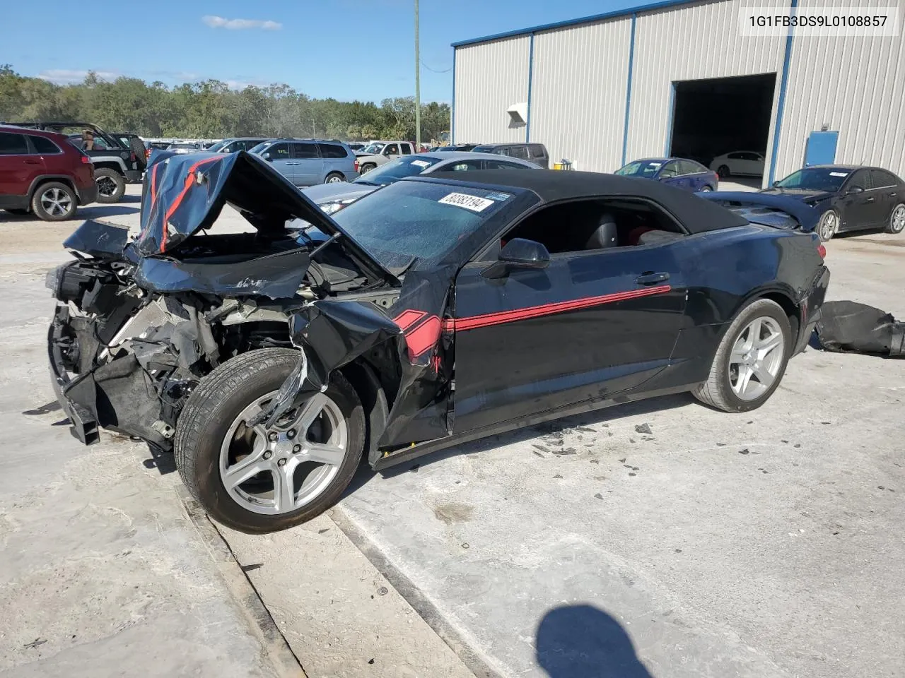 2020 Chevrolet Camaro Ls VIN: 1G1FB3DS9L0108857 Lot: 80383194