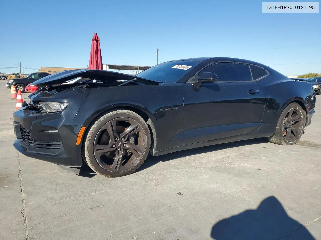 2020 Chevrolet Camaro Ss VIN: 1G1FH1R70L0121195 Lot: 80798504