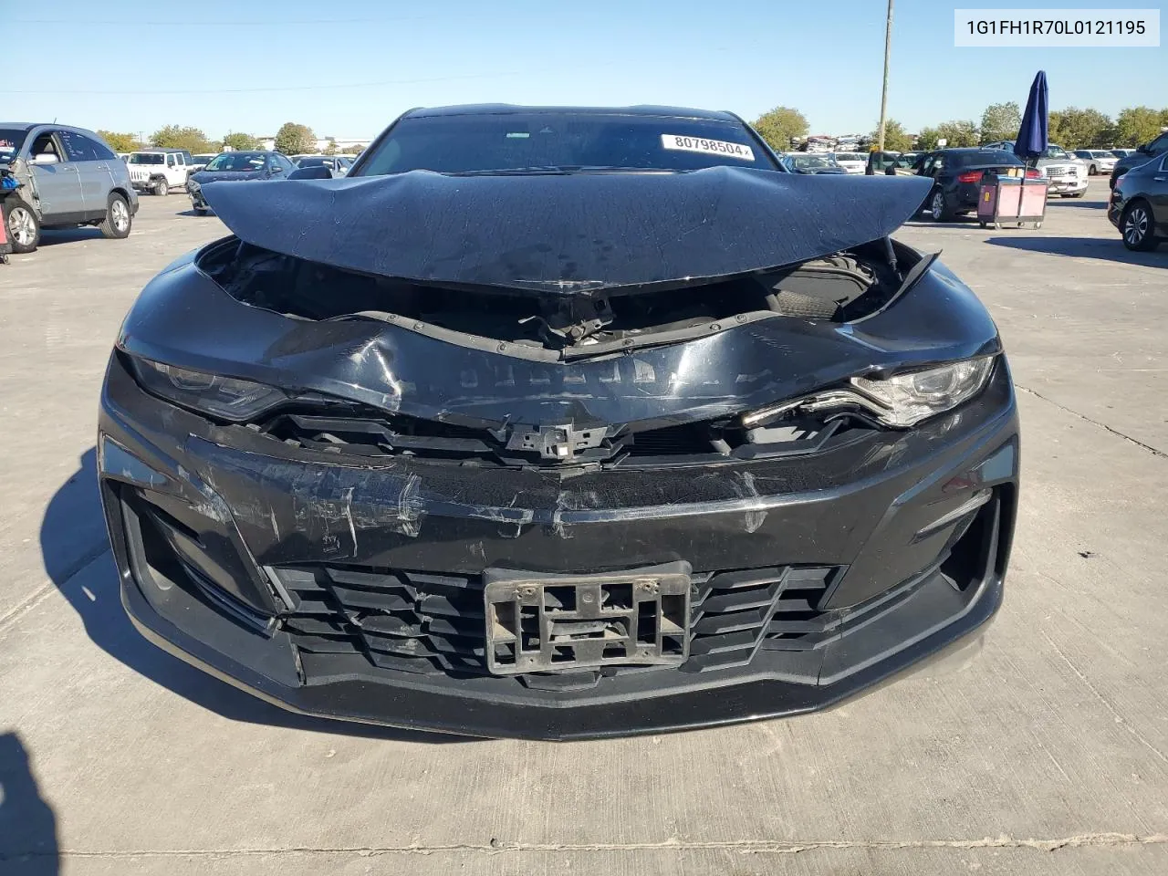 2020 Chevrolet Camaro Ss VIN: 1G1FH1R70L0121195 Lot: 80798504