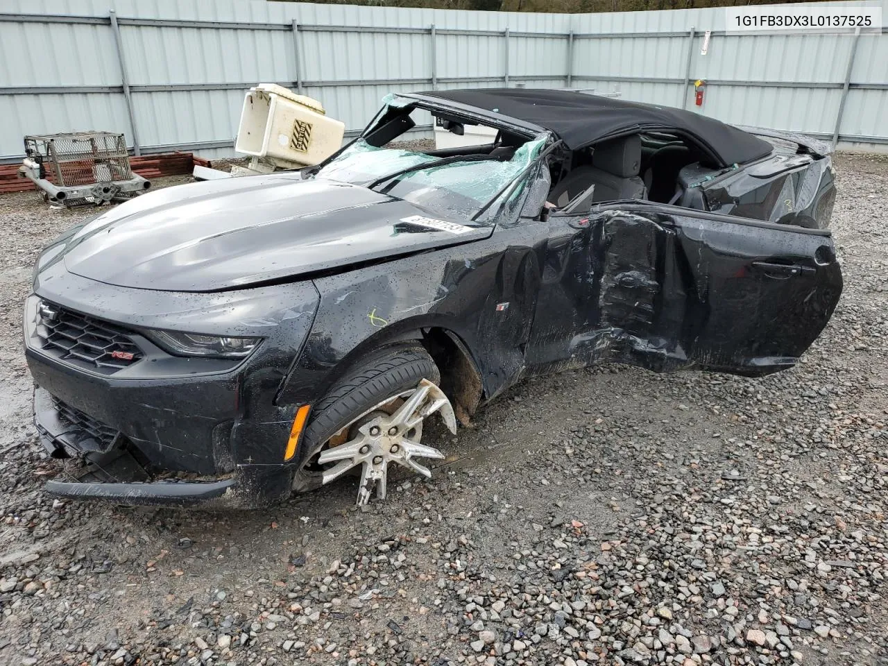 2020 Chevrolet Camaro Ls VIN: 1G1FB3DX3L0137525 Lot: 81807153