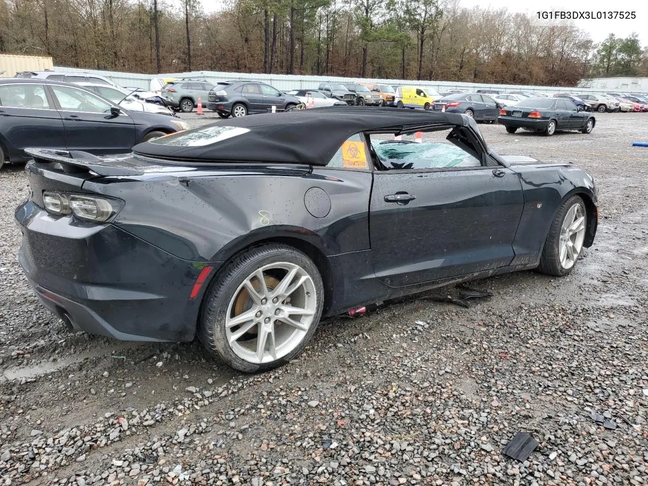 2020 Chevrolet Camaro Ls VIN: 1G1FB3DX3L0137525 Lot: 81807153