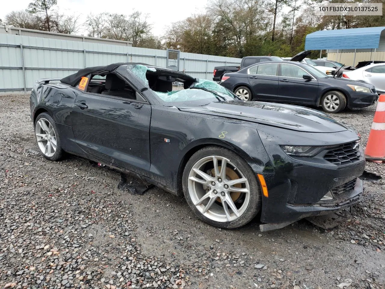 2020 Chevrolet Camaro Ls VIN: 1G1FB3DX3L0137525 Lot: 81807153